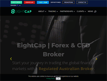 Tablet Screenshot of eightcap.com